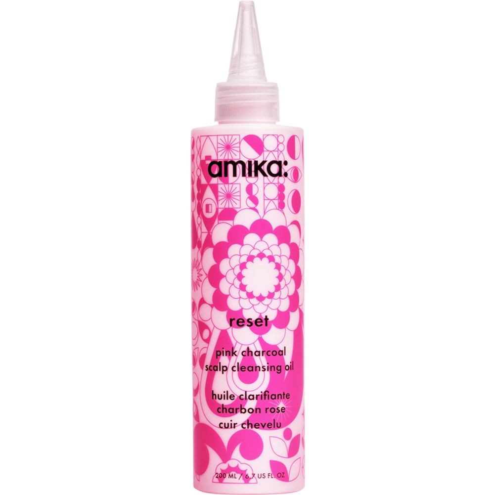 Amika Reset Pink Charcoal Scalp Cleansing Oil 200 ml Amika Reset Pink Charcoal Scalp Cleansing Oil 200 ml