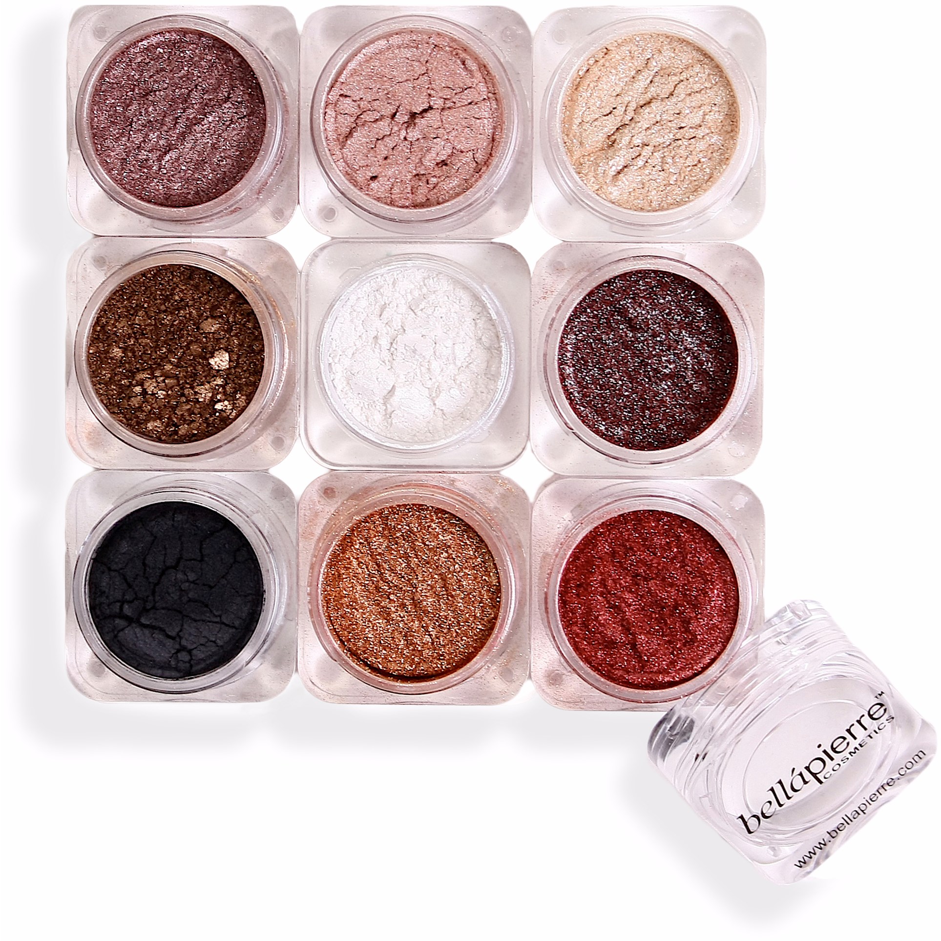 BellaPierre Mineral Shimmer Powder 9Stack Bella BellaPierre Mineral Shimmer Powder 9Stack Bella