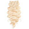 Clip-on set Body Wave 7 pieces 10.8 Light Blonde 60 cm