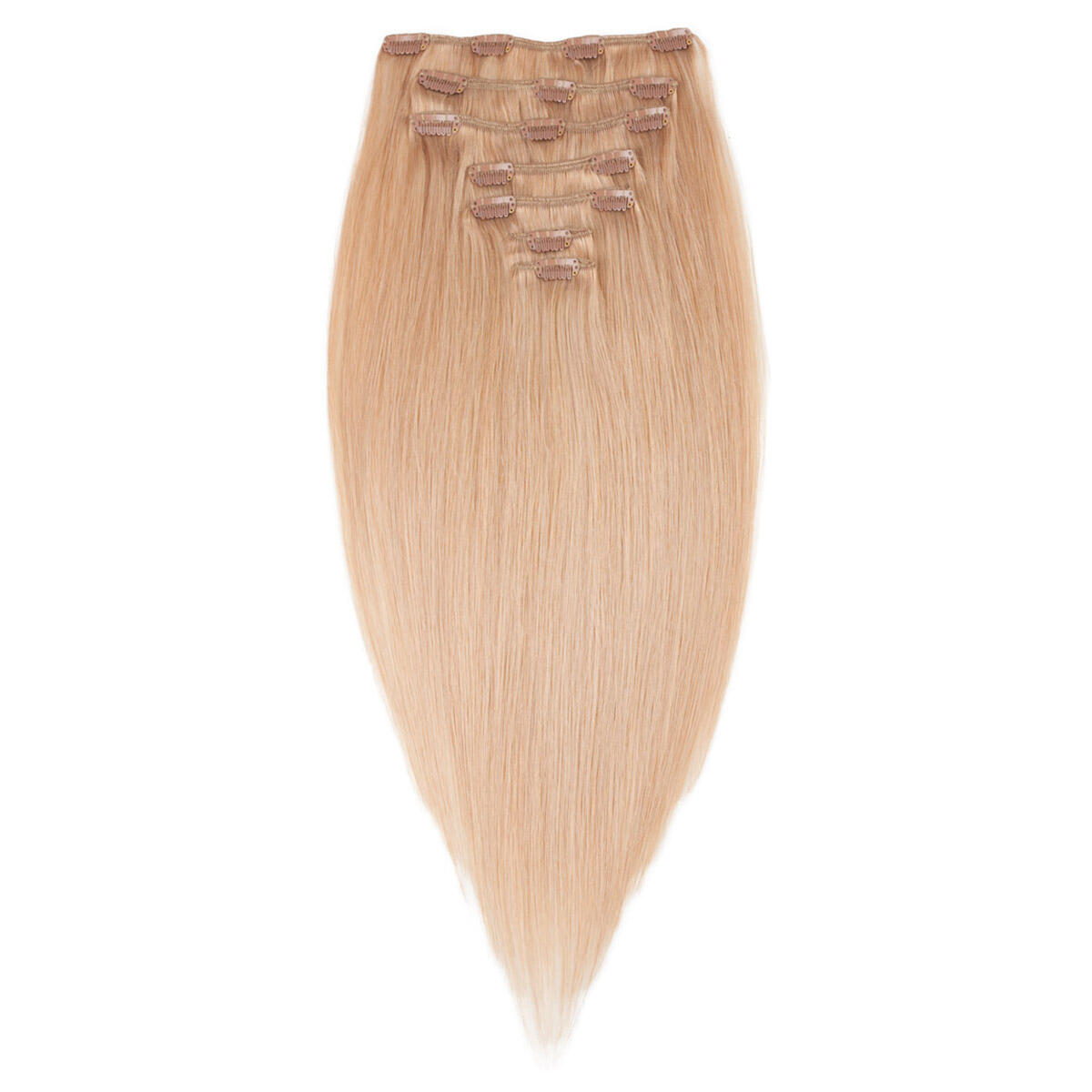 Clip-on set Premium 7 pieces 7.5 Dark Blonde 50 cm Clip-on set Premium 7 pieces 7.5 Dark Blonde 50 cm