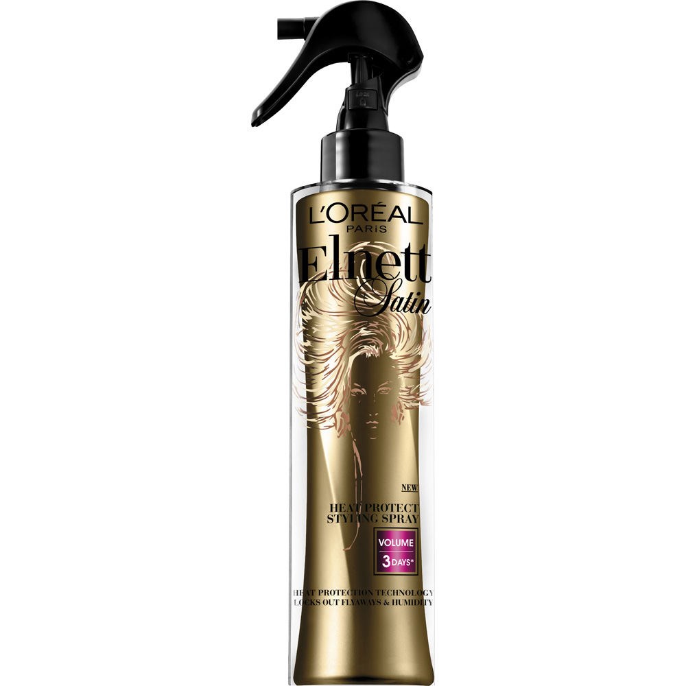Loreal Paris Elnett Satin Heat Protect Styling Spray Volume 170 ml Loreal Paris Elnett Satin Heat Protect Styling Spray Volume 170 ml