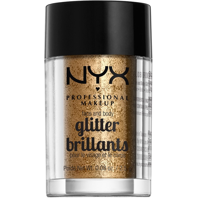 NYX PROFESSIONAL MAKEUP Face & Body Glitter Bronze NYX PROFESSIONAL MAKEUP Face & Body Glitter Bronze