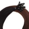Nail Hair Original Rakt O1.2/2.0 Black Brown Ombre 50 cm