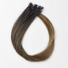 Nail Hair Premium Rakt C1.2/5.0 Deep Brown ColorMelt 50 cm