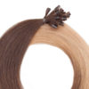 Nail Hair Premium Rakt O2.0/7.5 Medium Brown Ombre 50 cm