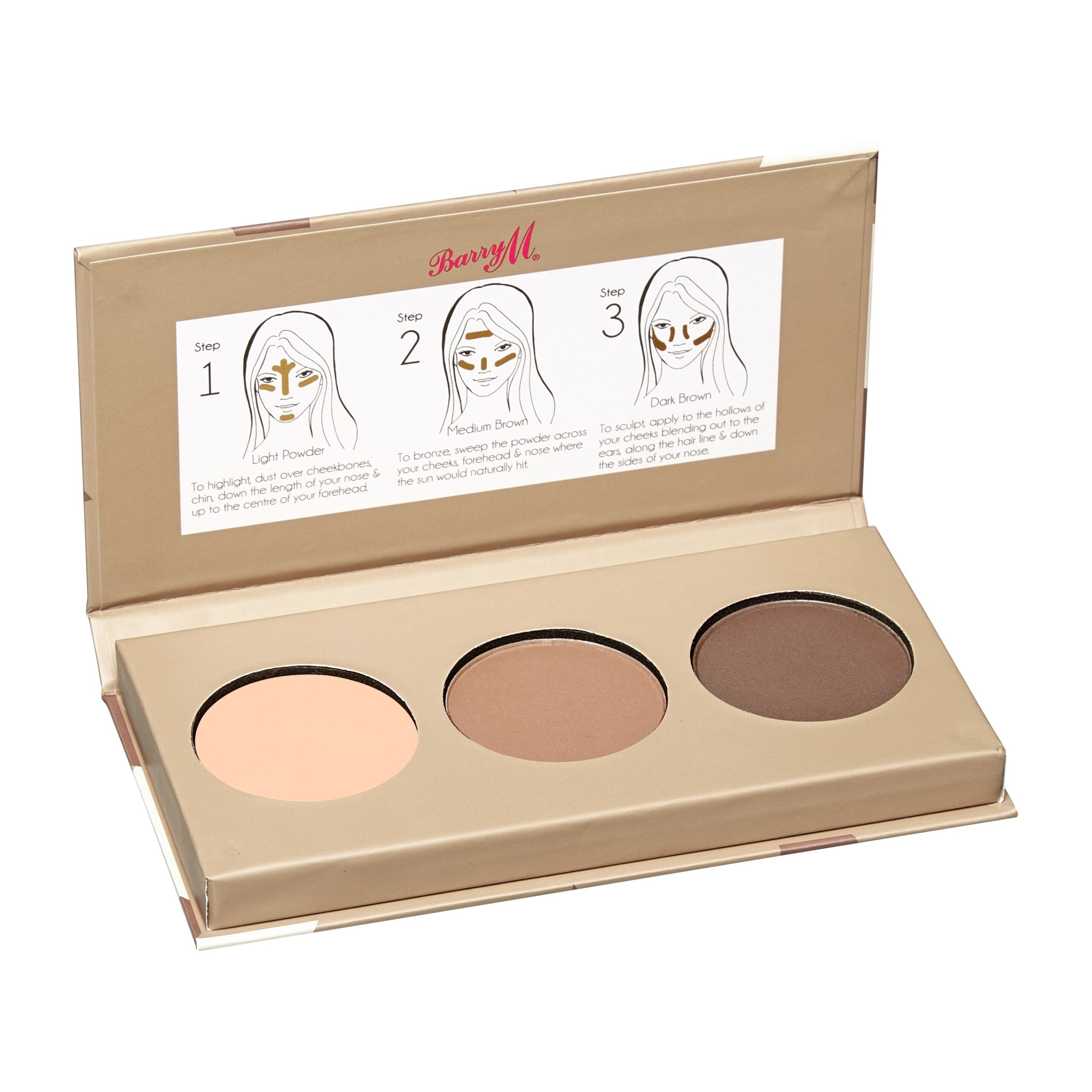 Barry M Chisel Cheeks Contour Kit Medium Dark Barry M Chisel Cheeks Contour Kit Medium Dark