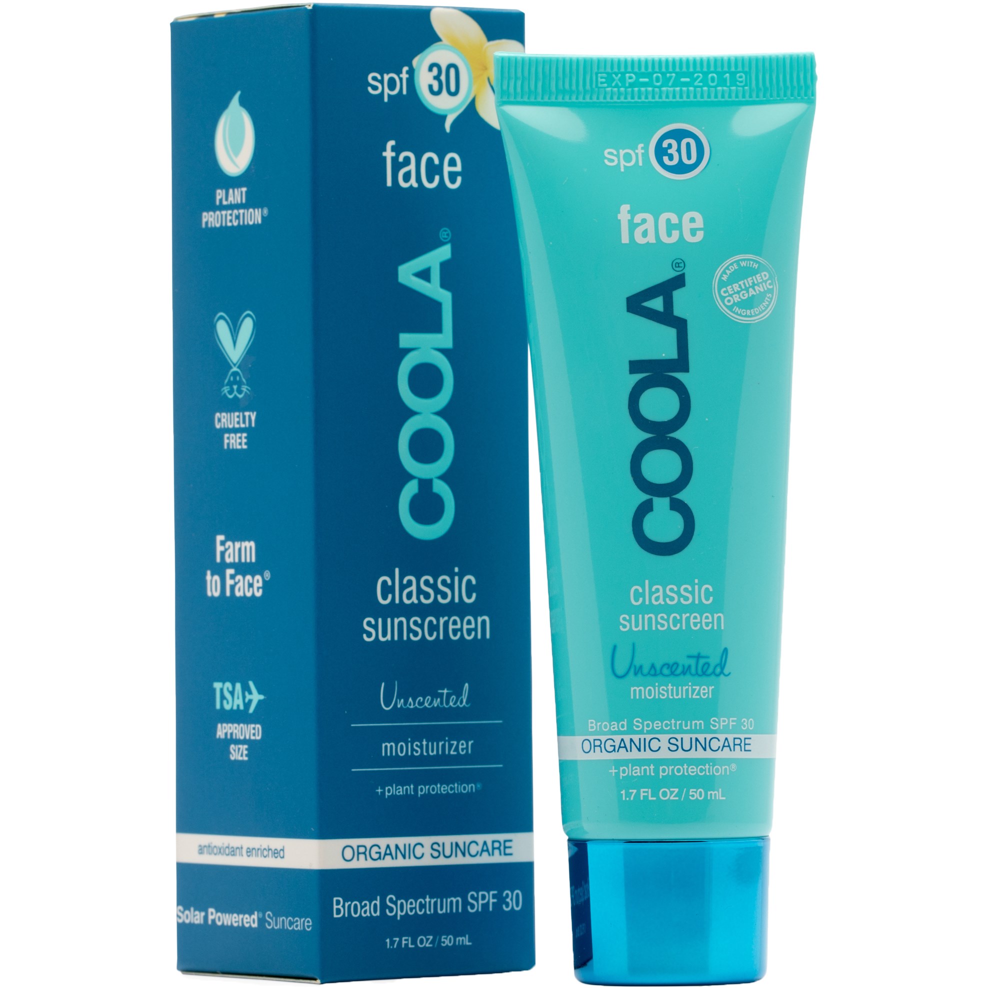 COOLA Classic Face SPF 30 Unscented 50 ml COOLA Classic Face SPF 30 Unscented 50 ml