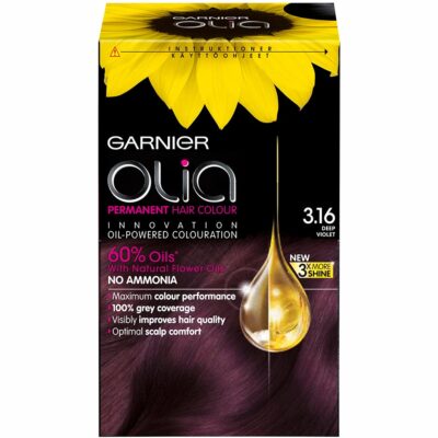 Garnier Olia Permanent Hair Colour, 3.16 Deep Violet, Garnier Färg