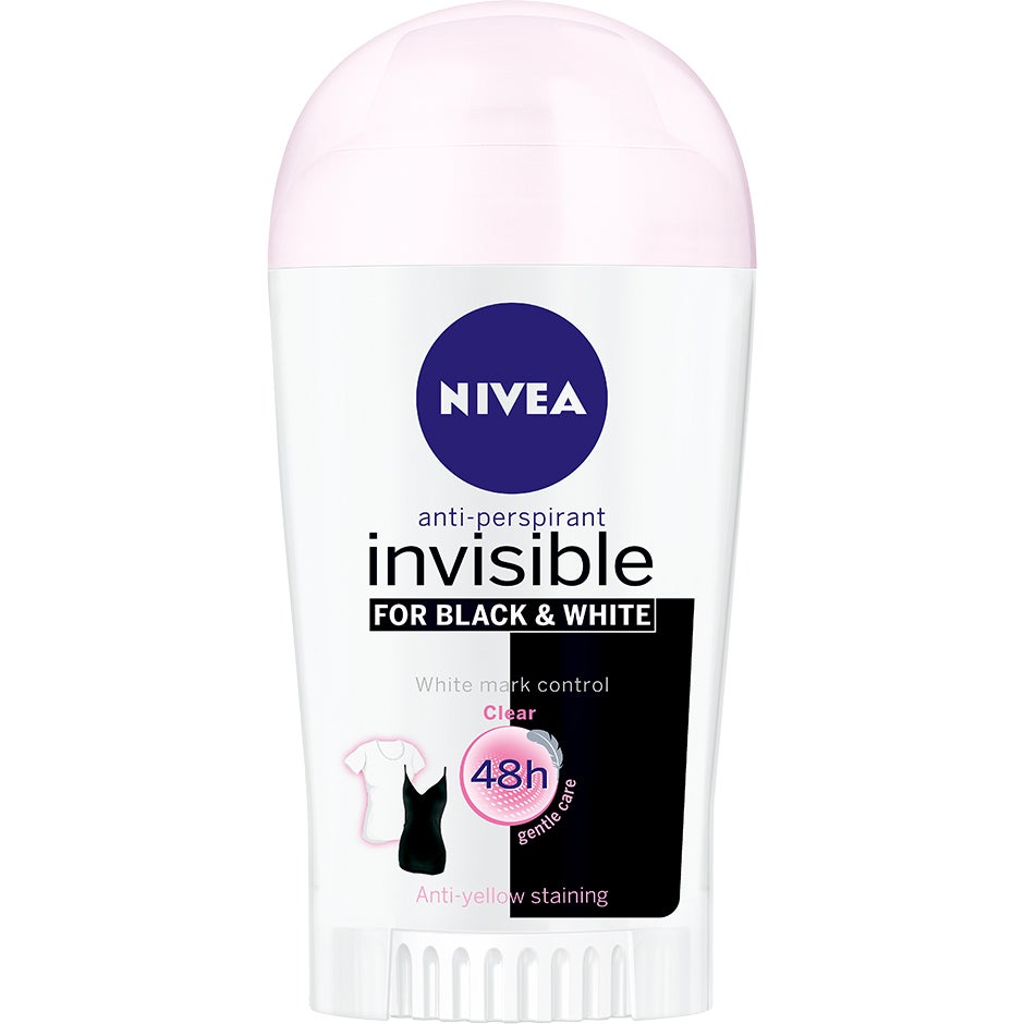 Invisible Black & White Clear, 40 ml Nivea Deodorant Invisible Black & White Clear, 40 ml Nivea Deodorant