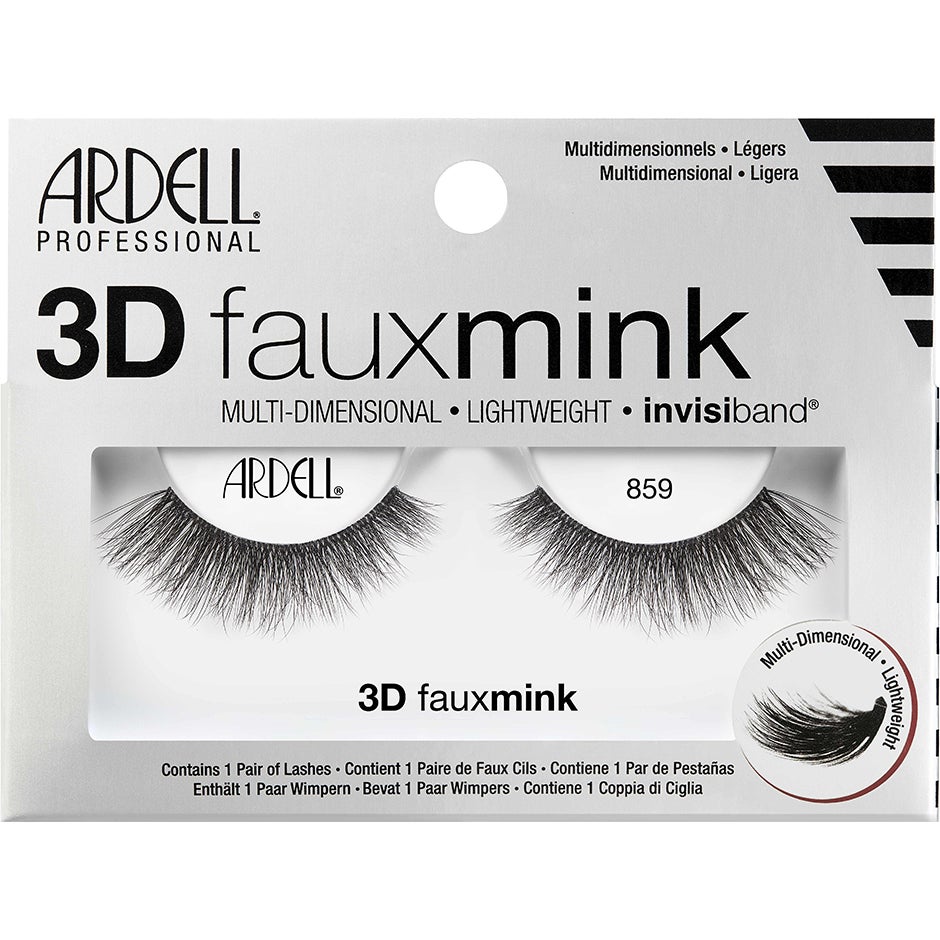 3D Faux Mink 859, Ardell Lösögonfransar 3D Faux Mink 859, Ardell Lösögonfransar