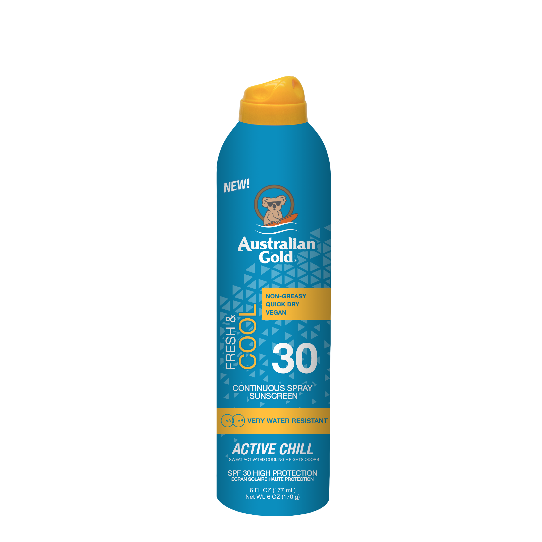Australian Gold Fresh & Cool SPF 30 Continuous Spray Fresh & Cool 177 Australian Gold Fresh & Cool SPF 30 Continuous Spray Fresh & Cool 177
