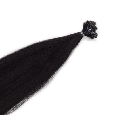 Rapunzel of Sweden Nail Hair Premium Straight 40cm 1.0 Black